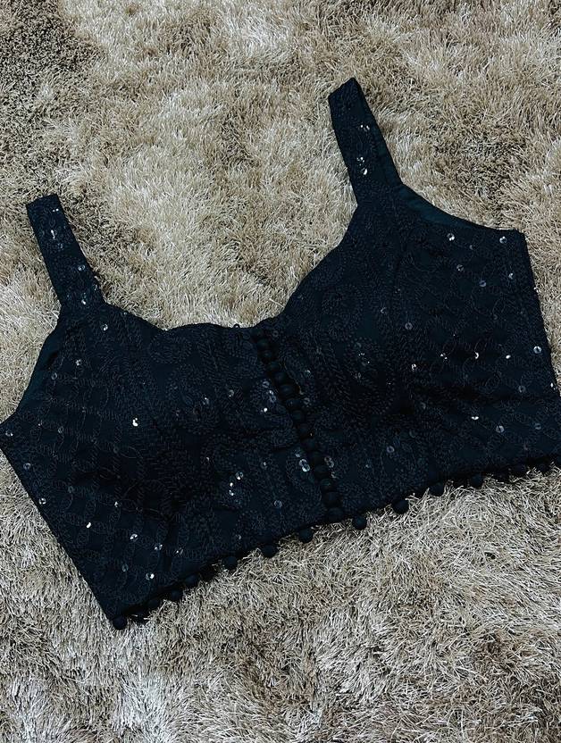 Elegant Black Striped Sheer Saree with Contemporary Drape