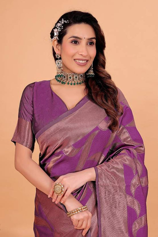 The Noir Geometric Ajrakh Fusion Saree