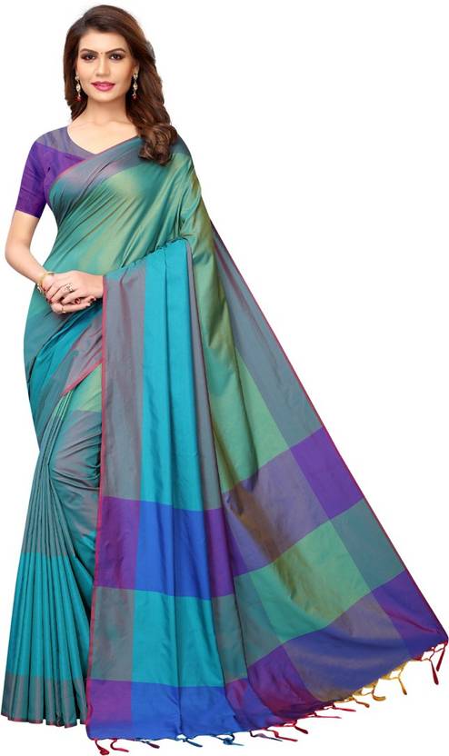 Elegant Multicolour Silk Saree with Contemporary Grace