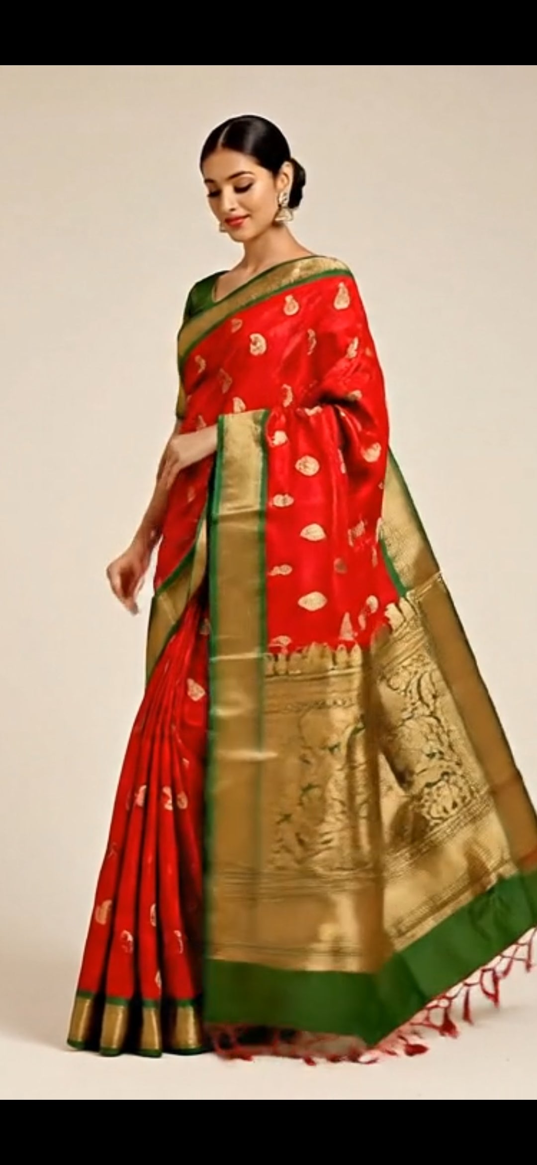 Lofawa Pathani Cotton Silk Saree ✨